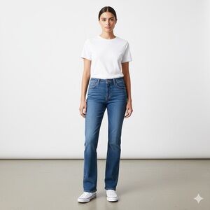 Ag Adriano Goldschmied Classic Blue Boot Cut Jeans